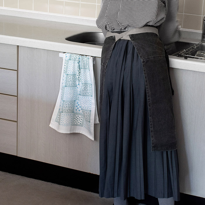 まごころふきん 手ふきん ループ付き 抗菌 防臭 くさばな