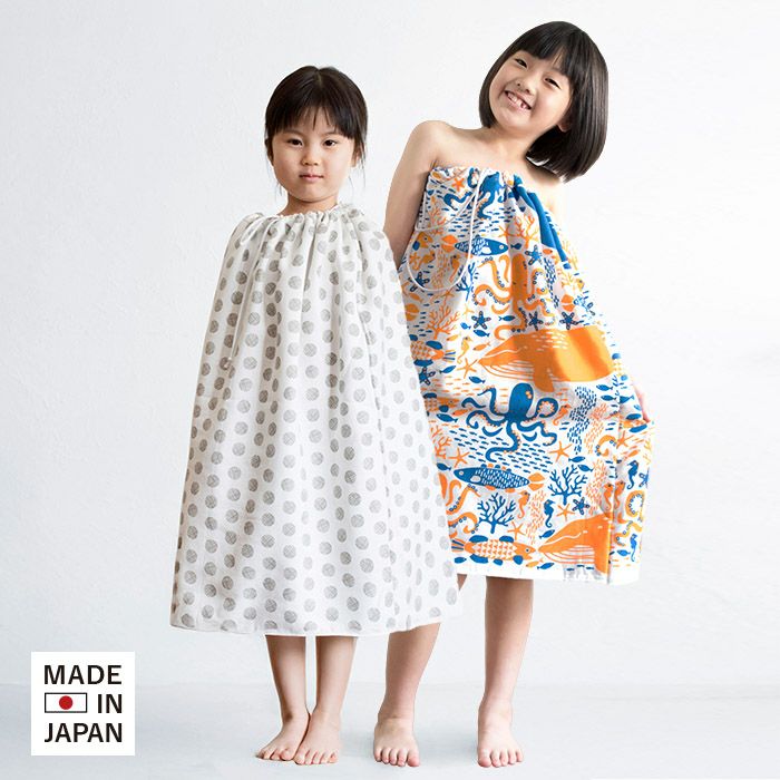 ビヨーン 巻きタオル ラップタオル 綿100％ 日本製 泉州タオル