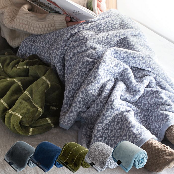 スナップボタン付き3WAYブランケット