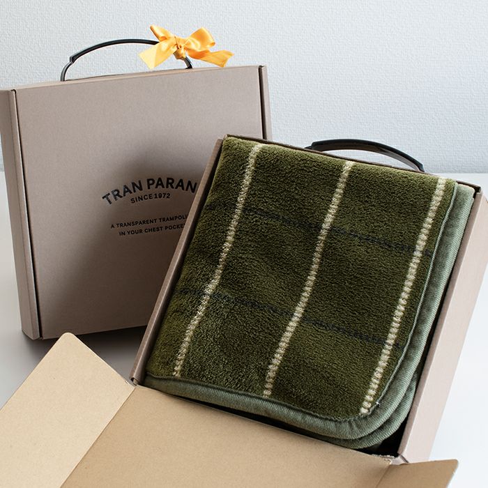 スナップボタン付き3WAYブランケットのギフトセット