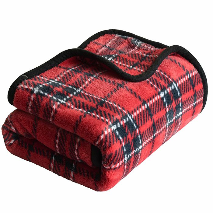 チェックレッド