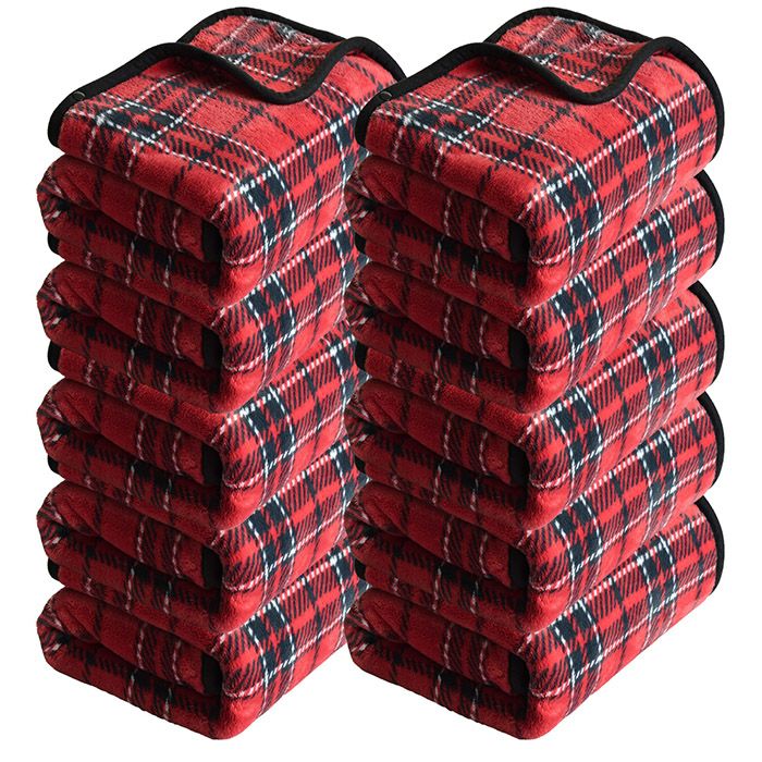 チェックレッド