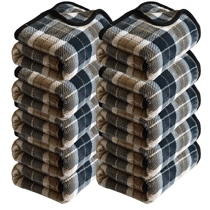 チェックグレージュ