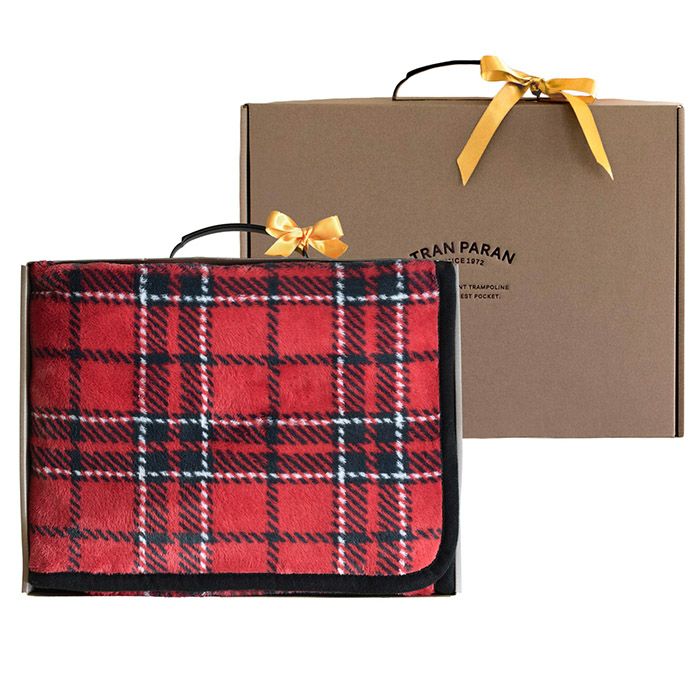 チェックレッド