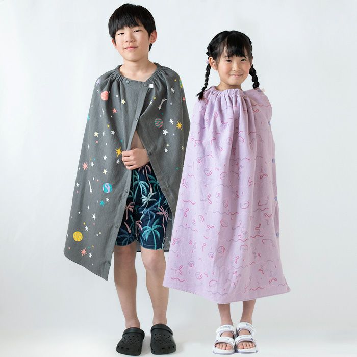 夏に映えるデザインがかわいいラップタオル