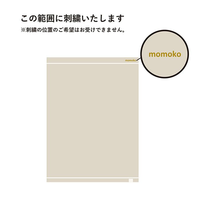 刺繡の位置