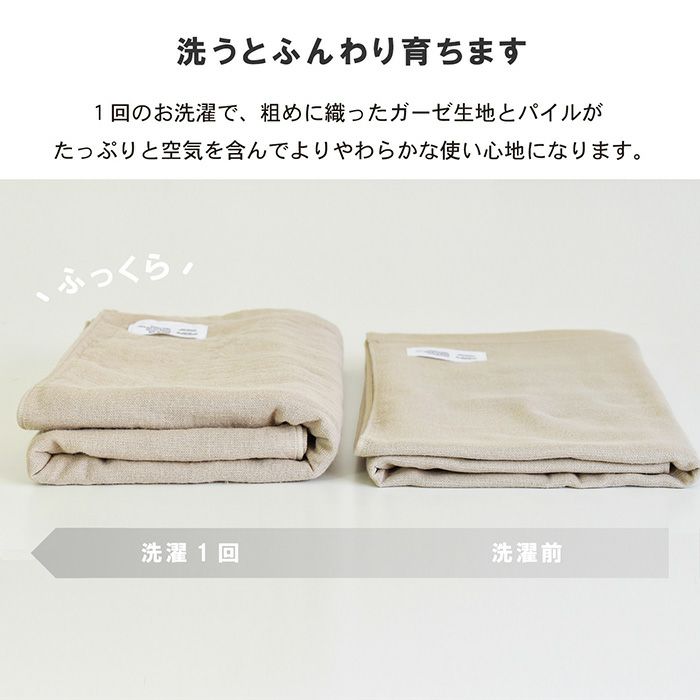 洗うとふんわり育ちます
